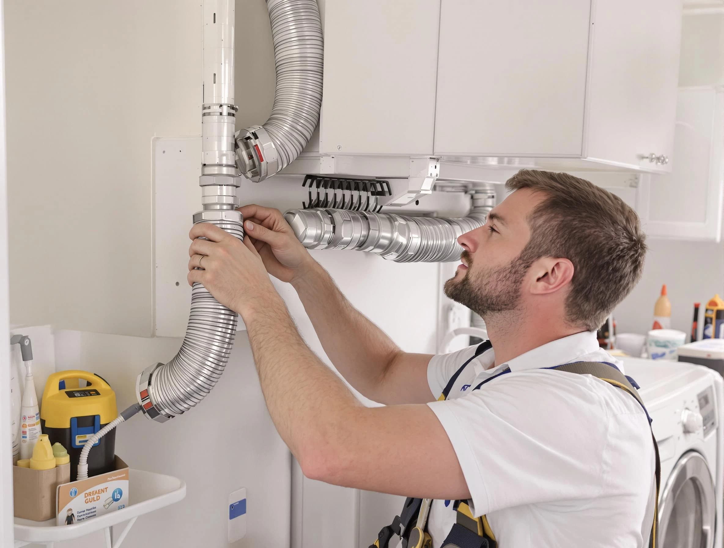 Professional dryer vent repair and installation by Tewksbury Dryer Vent Cleaning in Tewksbury