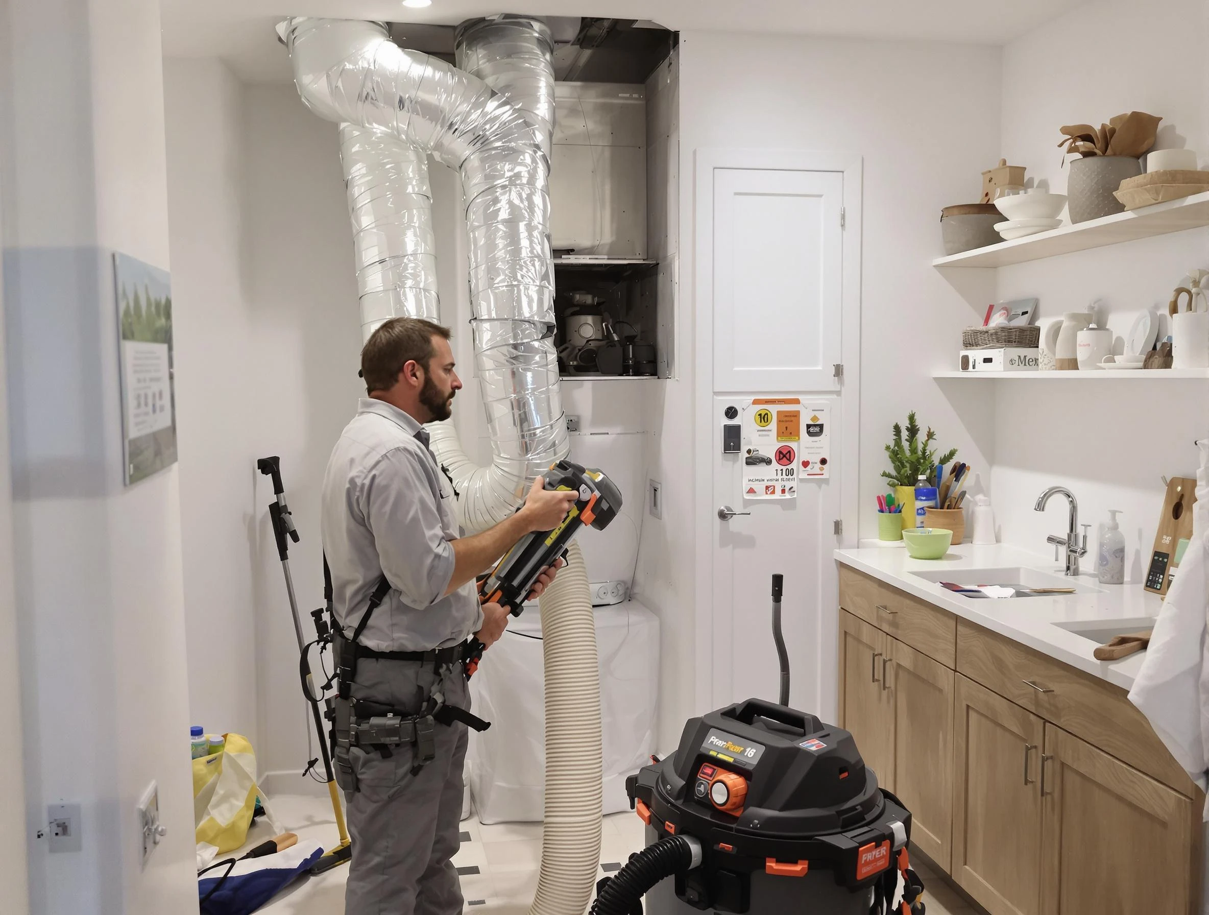 Clogged Dryer Vent Cleaning in Tewksbury
