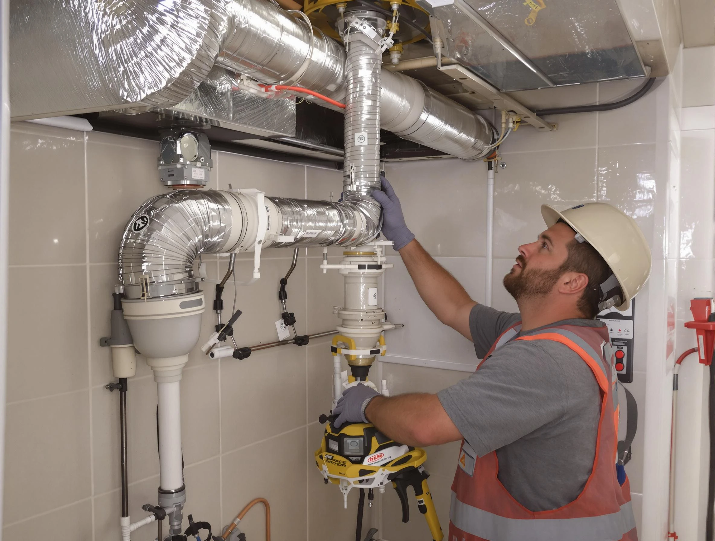 Tewksbury Dryer Vent Cleaning expert performing professional dryer vent repair and installation in Tewksbury